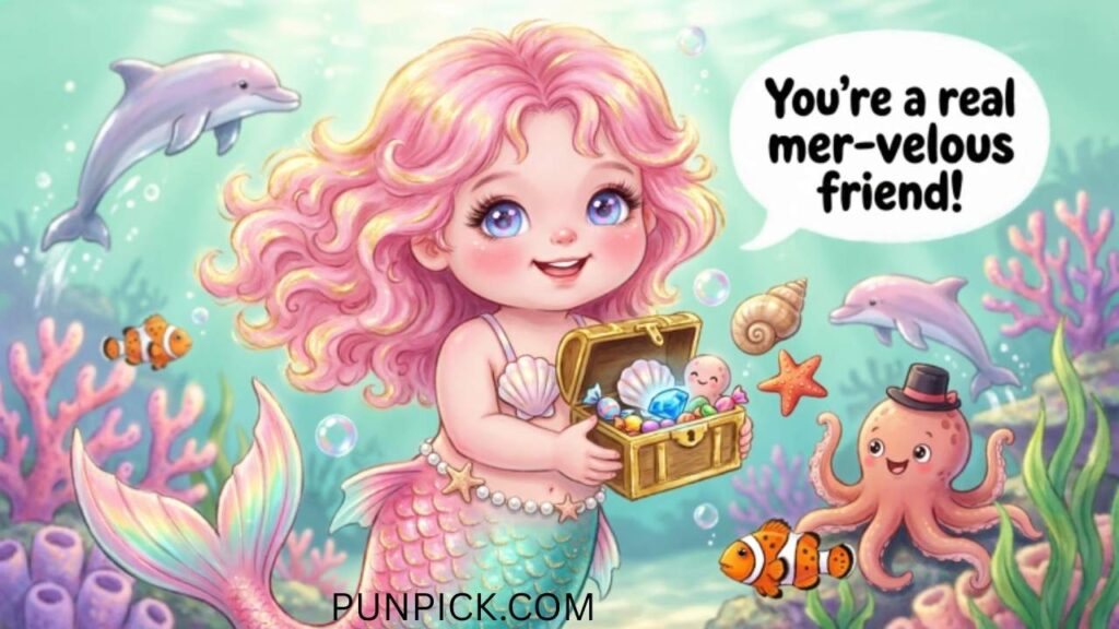Cute Mermaid Puns for Kids