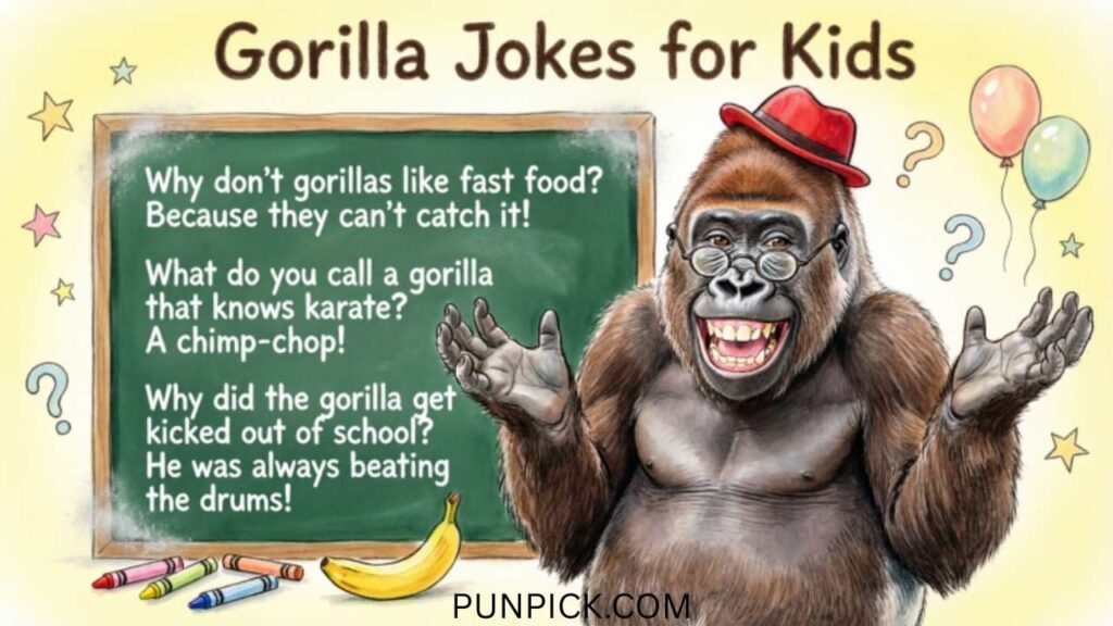 Gorilla Jokes for Kids