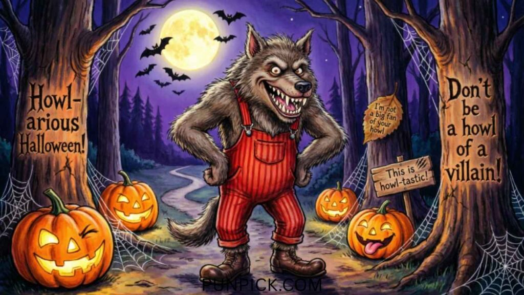 Halloween Werewolf Puns for Spooky Season