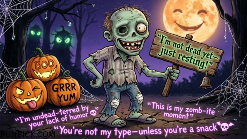 Halloween Zombie Puns