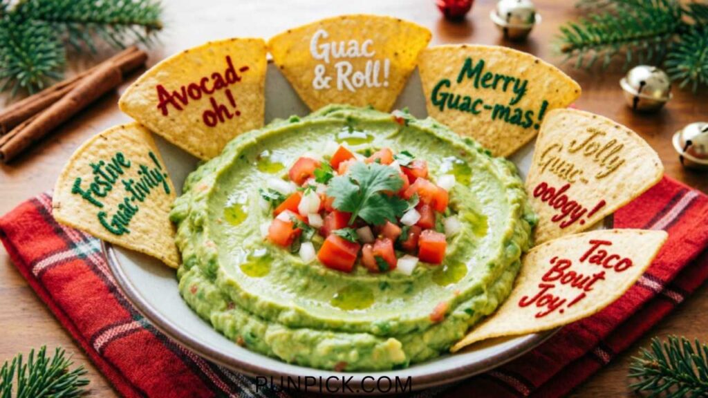 Holiday-Themed Guacamole Puns