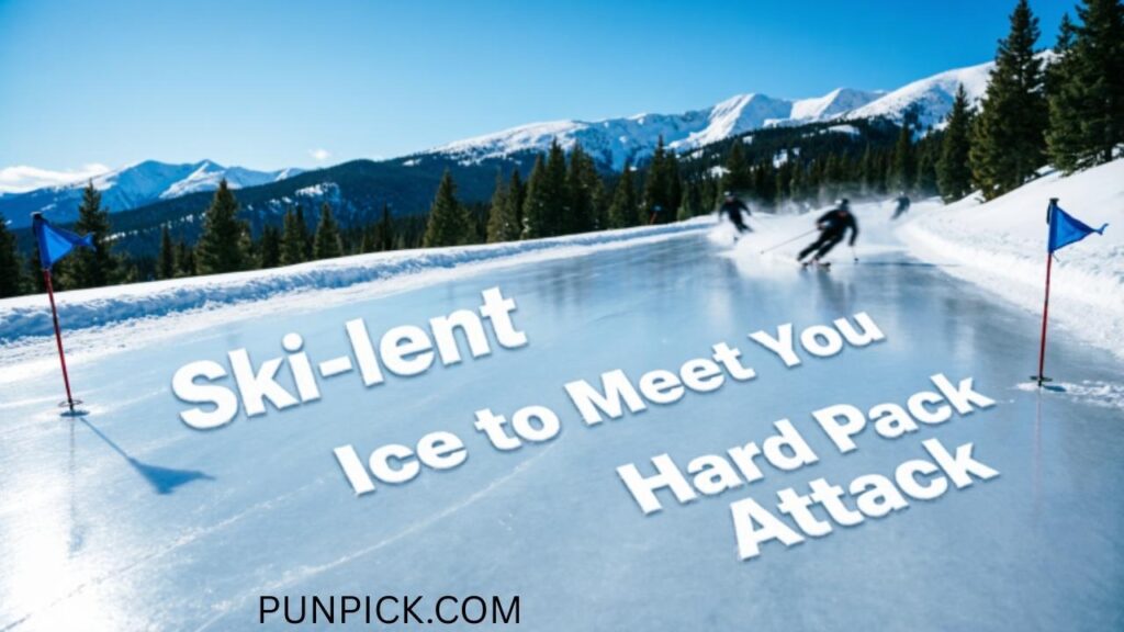 Icy And Hard Pack Ski Puns