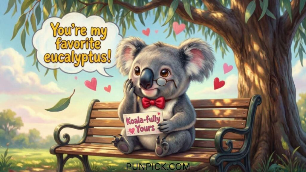 Koala Love Puns for Valentine’s Day