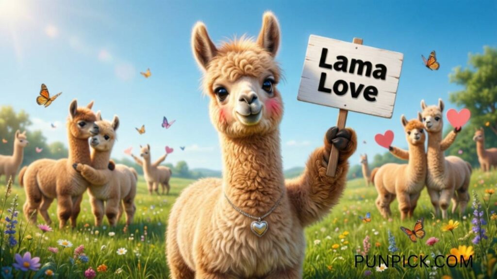 Llama Puns Love