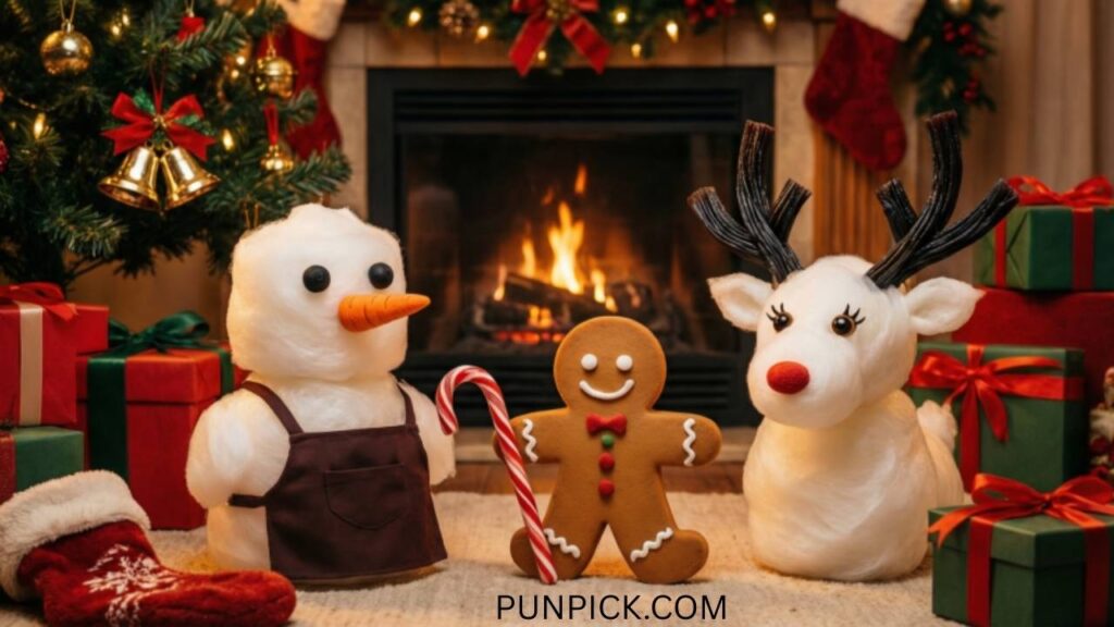 Marshmallow Christmas Puns