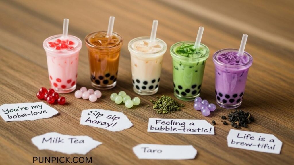 Mini Boba Puns