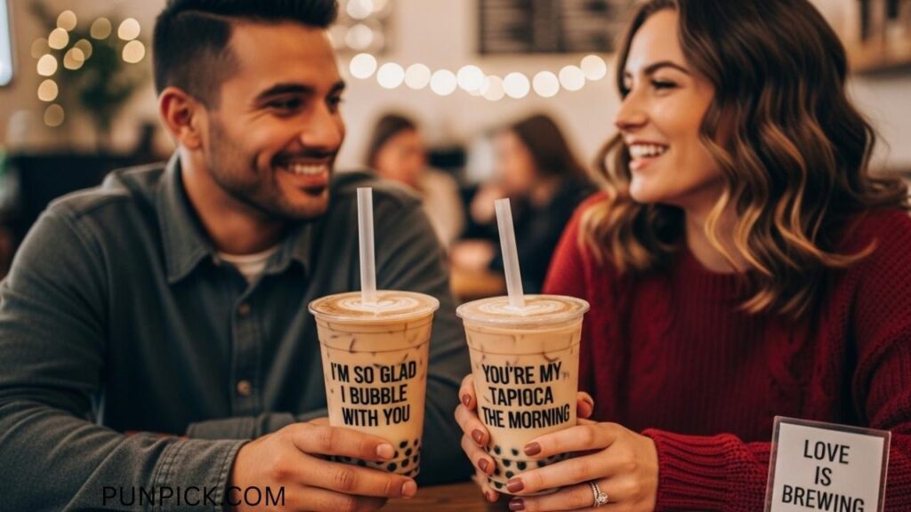 Romantic Boba Puns for Couples