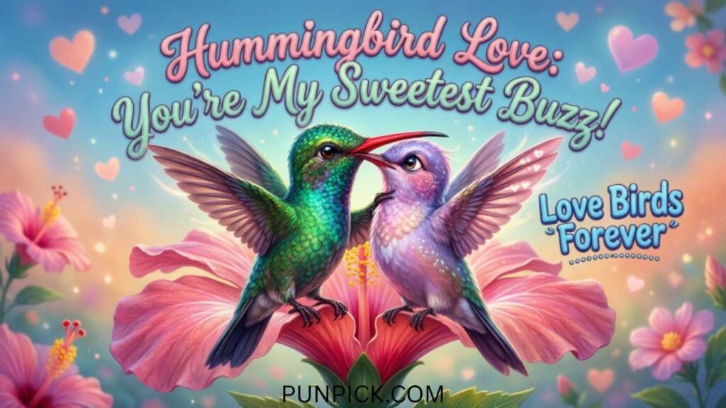 Romantic Hummingbird Puns for Couples