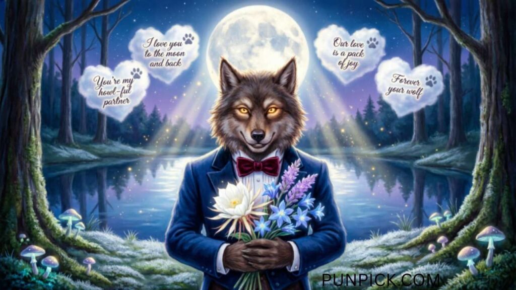 Romantic Werewolf Puns for Lovers of the Night
