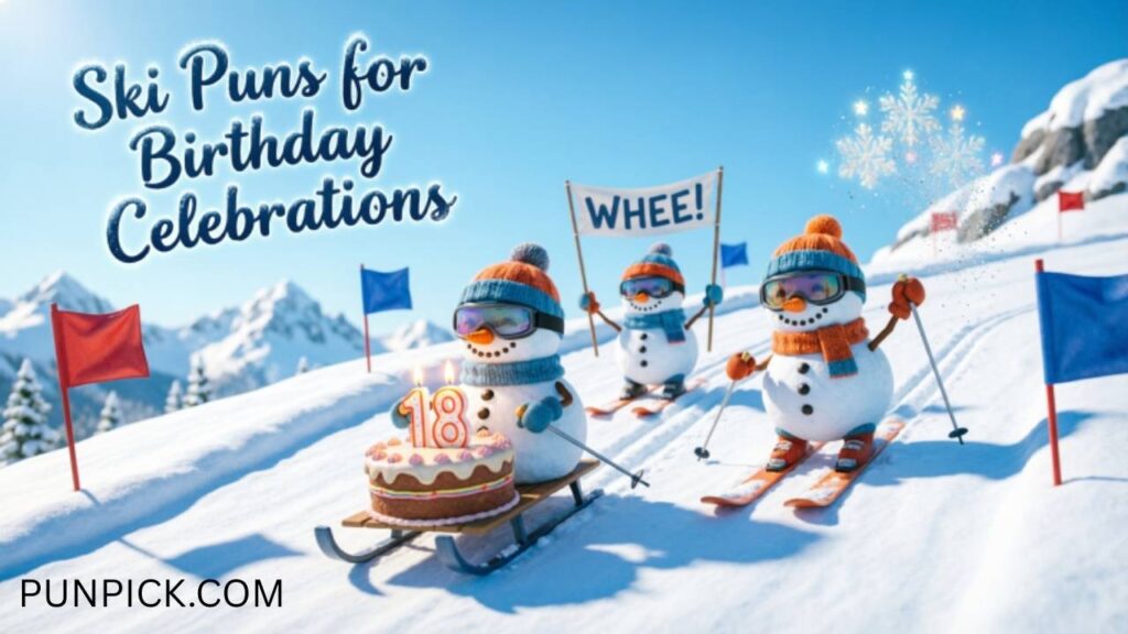 Ski Puns for Birthday Celebrations