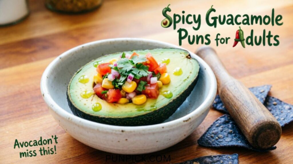 Spicy Guacamole Puns for Adults