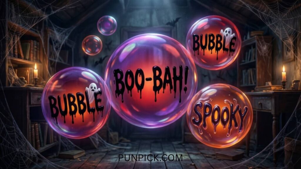 Spooky Halloween Bubble Puns