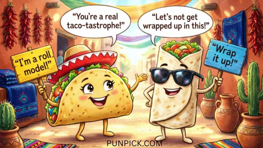 Taco and Burrito Puns