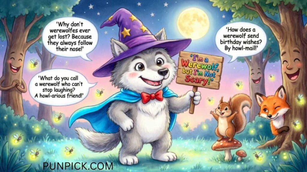 Werewolf Jokes for Kids