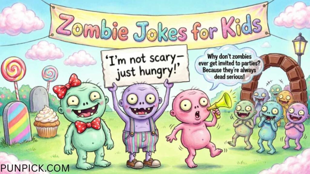 Zombie Jokes for Kids