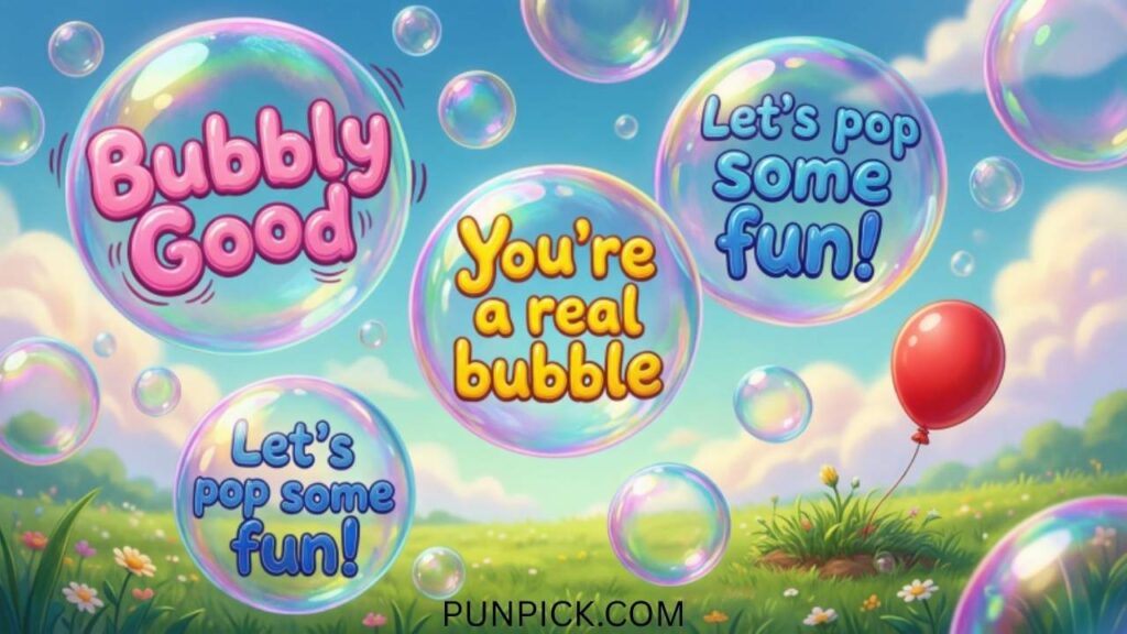330+ Bubble Puns That’ll Make You Burst With Laughter