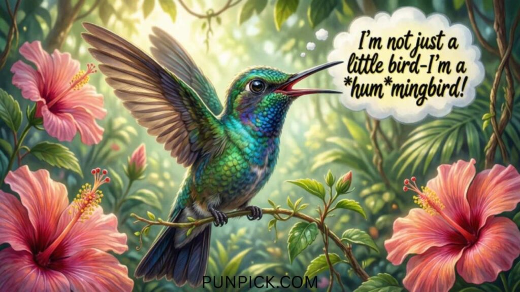 300+ Buzzing Hummingbird Puns That Are Pure Magic