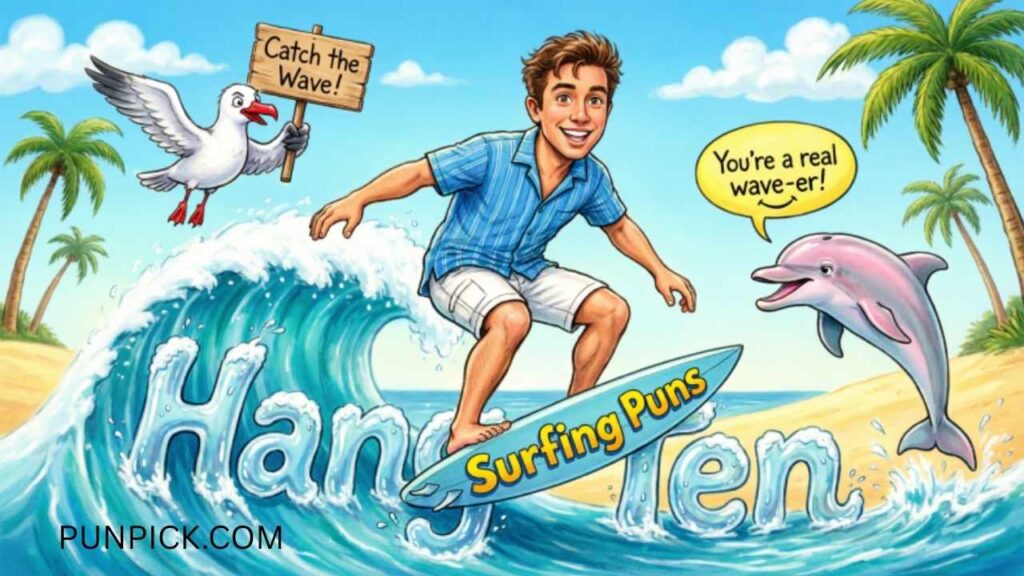 300+ Witty Surfing Puns That’ll Make Waves of Laughter