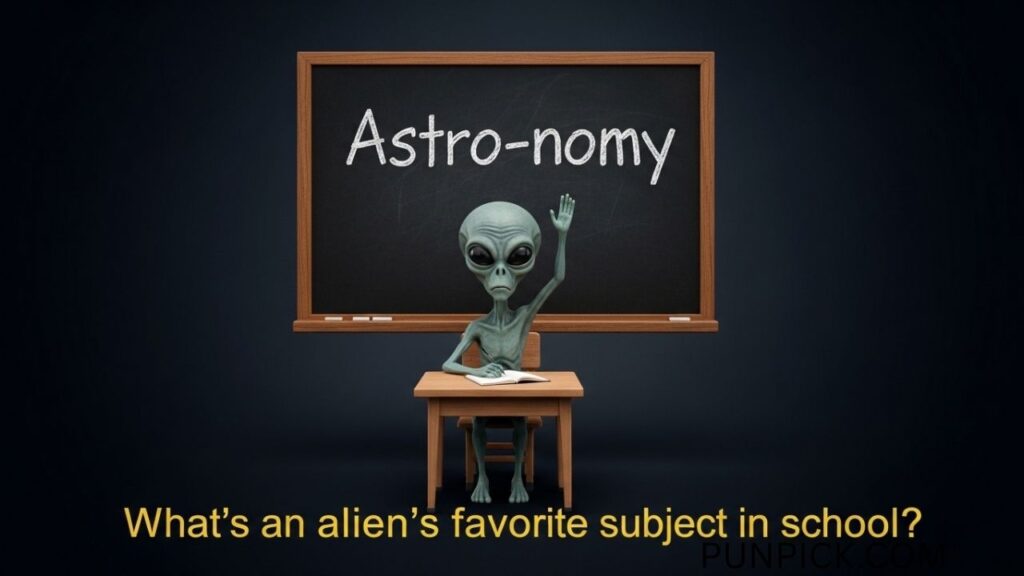 Cute Alien Puns for Kids and Classrooms