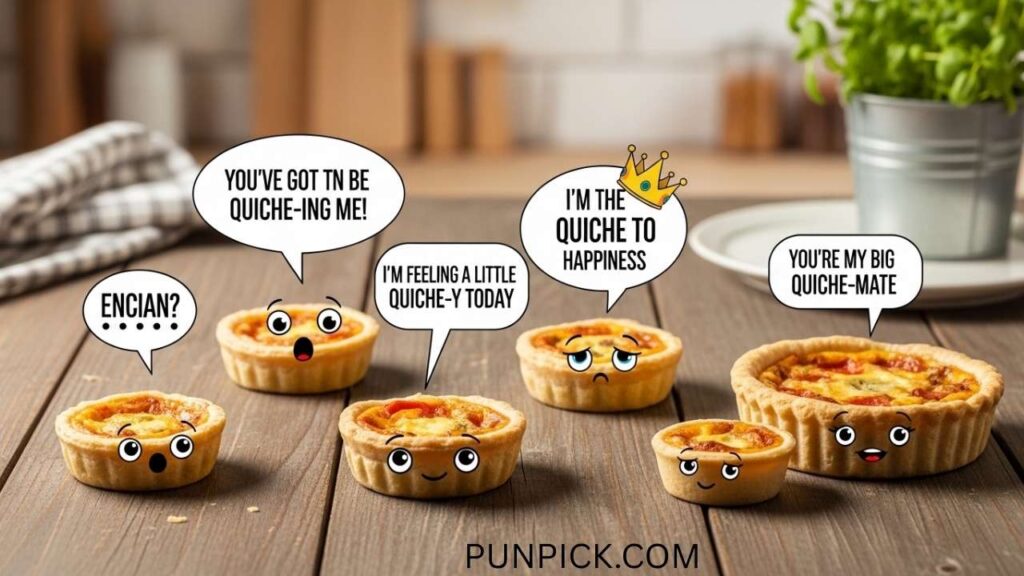 Mini Quiche Puns for Kids