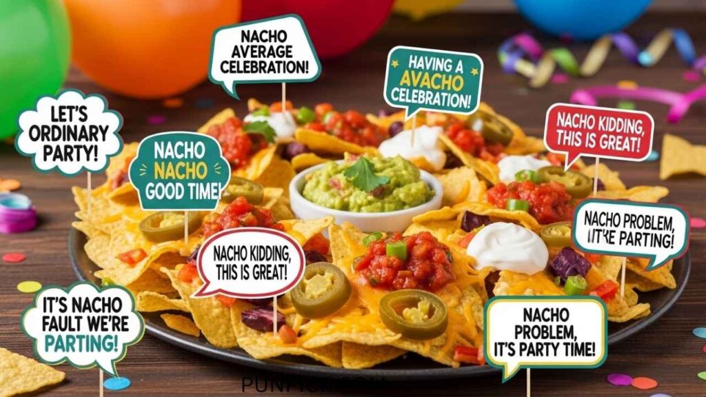 Nacho Puns for Parties and Celebrations