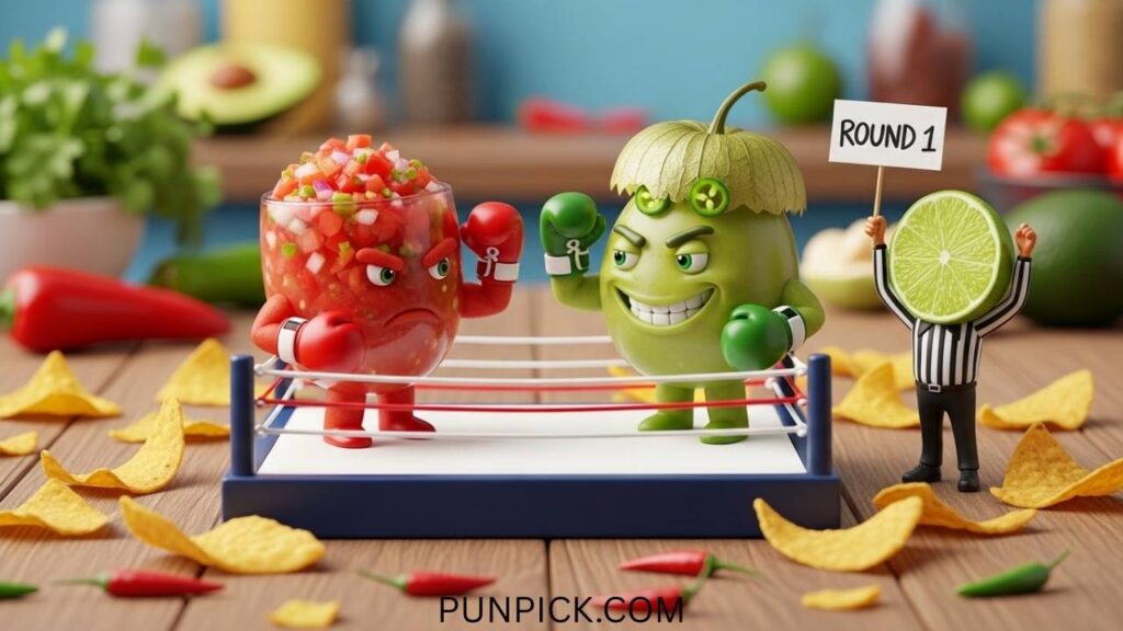 Red Salsa vs Green Salsa Humor