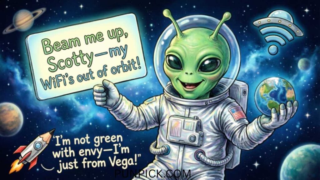 Space Travel Alien Puns