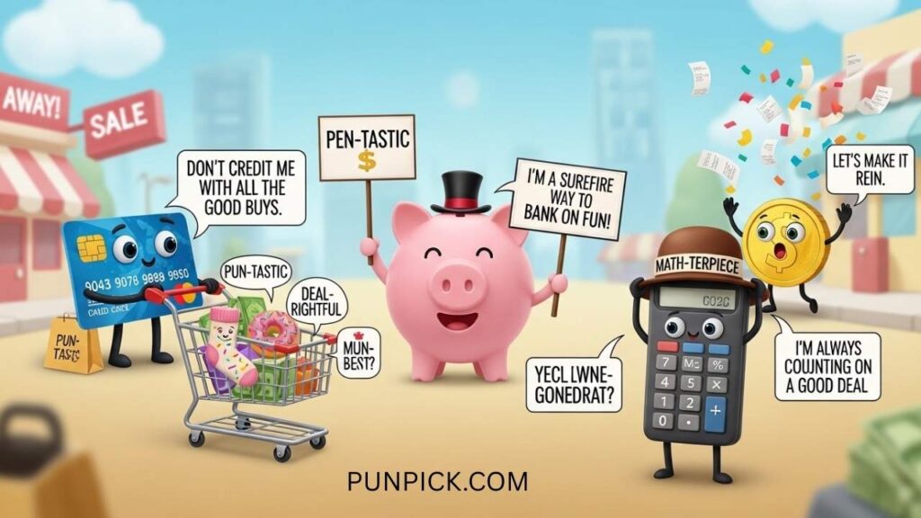 Spending and Shopping Puns