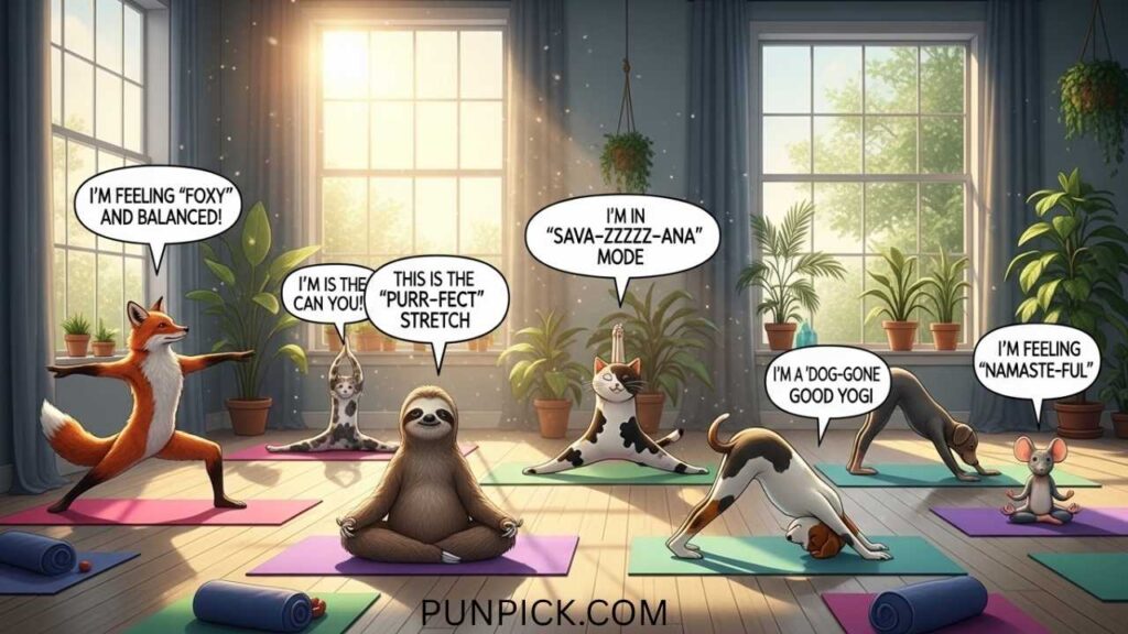 Clever & Smart Yoga puns