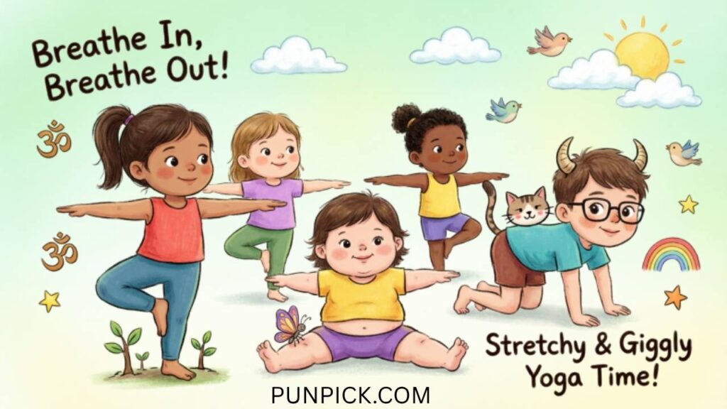 Cute Yoga Puns for Kids