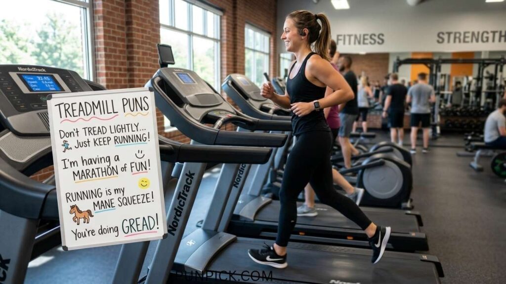 Treadmill Puns