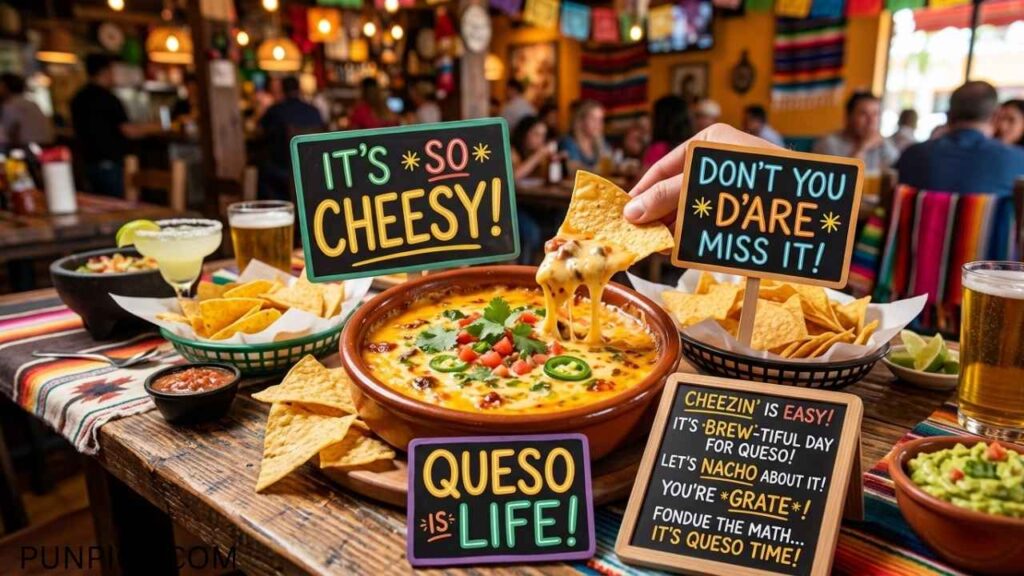 Cheesy Queso Puns