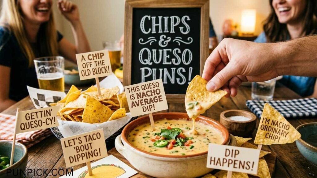 Chips and Queso Puns