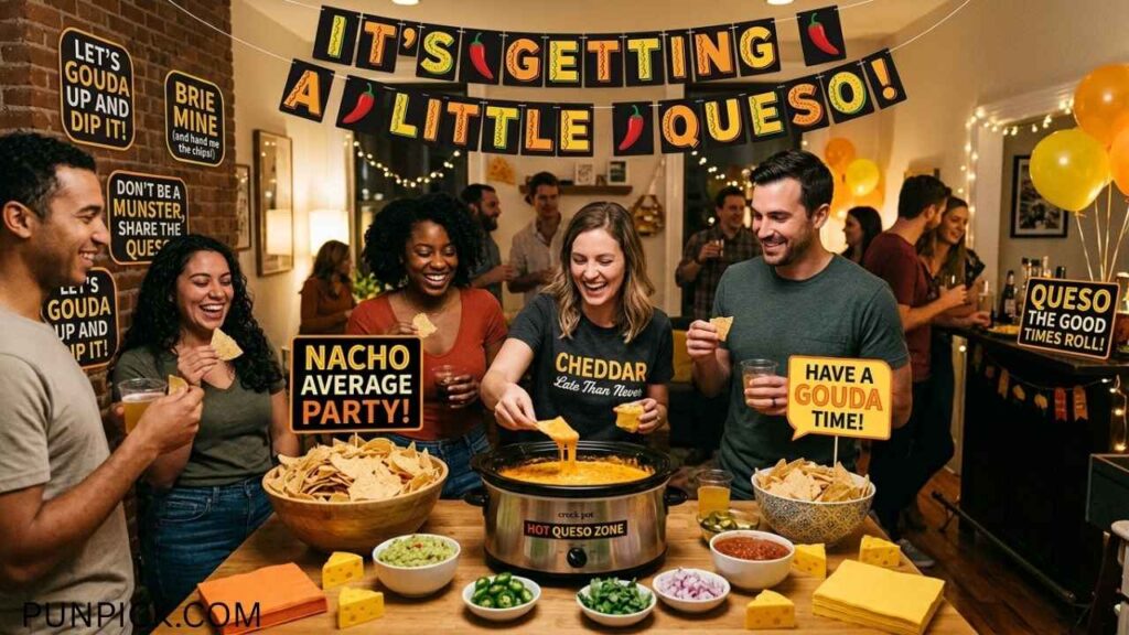 Queso Party Puns